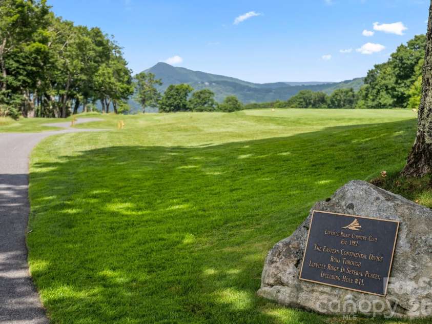 815 Crest Trail, Linville, NC 28646.  MLS# CAR4406068, YatesRealty ID 39068. See Eastern Continental Divide plaque