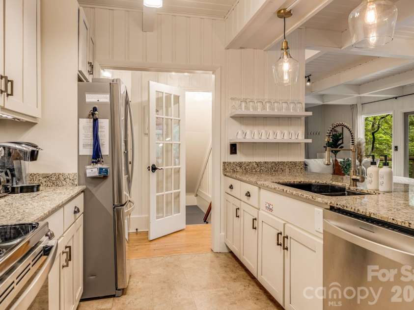 1943 Buffalo Creek Road, Lake Lure, NC 28746.  MLS# CAR4394743, YatesRealty ID 39073. Kitchen