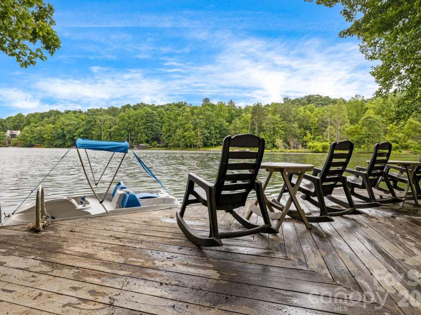 1943 Buffalo Creek Road, Lake Lure, NC 28746.  MLS# CAR4394743, YatesRealty ID 39073. Private dock