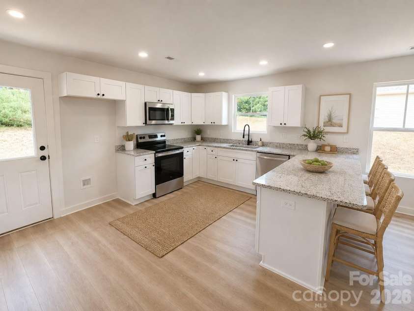 907 Hill Street, Albemarle, NC 28001.  MLS# CAR4371669, YatesRealty ID 39074. (Virtual stage)