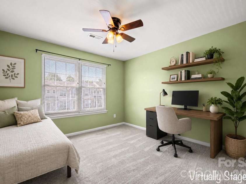 207 Dawn Mist Lane, Fort Mill, SC 29708.  MLS# CAR4402183, YatesRealty ID 39079. Virtually staged bedroom