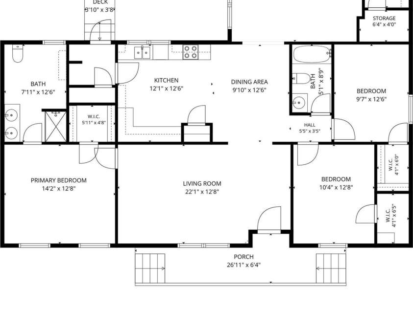 797 Pleasant Valley Road, Burnsville, NC 28714.  MLS# CAR4406248, YatesRealty ID 39102. Floor Plan