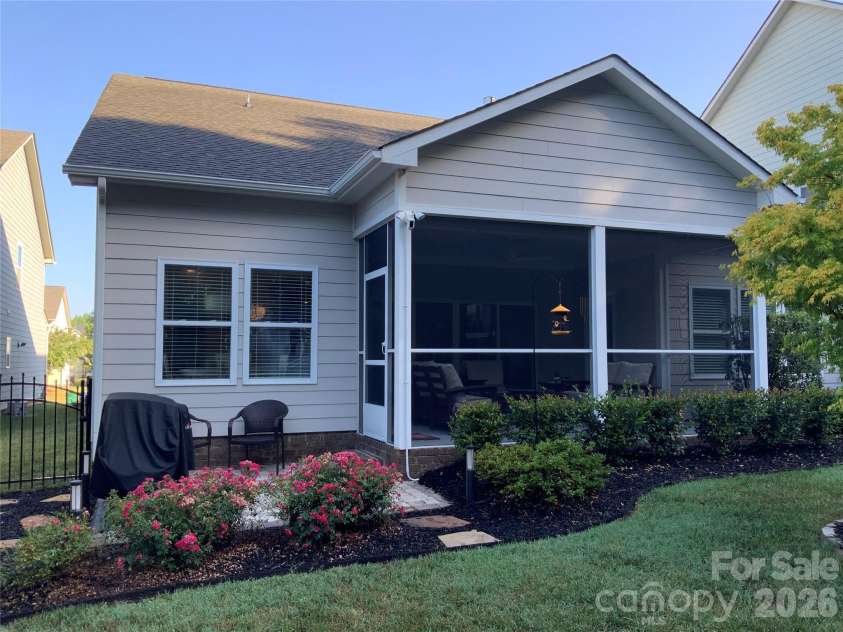 5064 Stonehill Lane, Matthews, NC 28104.  MLS# CAR4405518, YatesRealty ID 39104. The open patio provides a great grilling space.