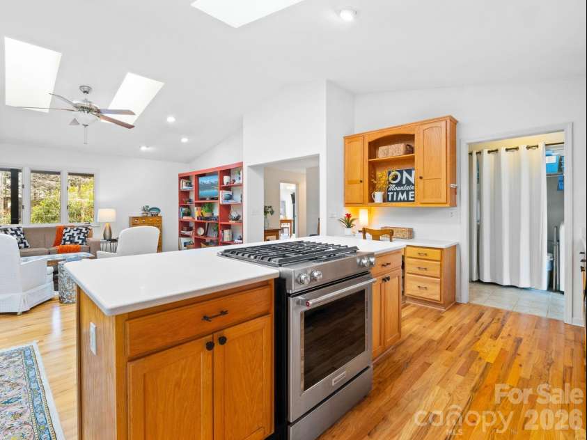 33 Ugedaliyvi Court, Brevard, NC 28712.  MLS# CAR4349656, YatesRealty ID 3911. Kitchen island 