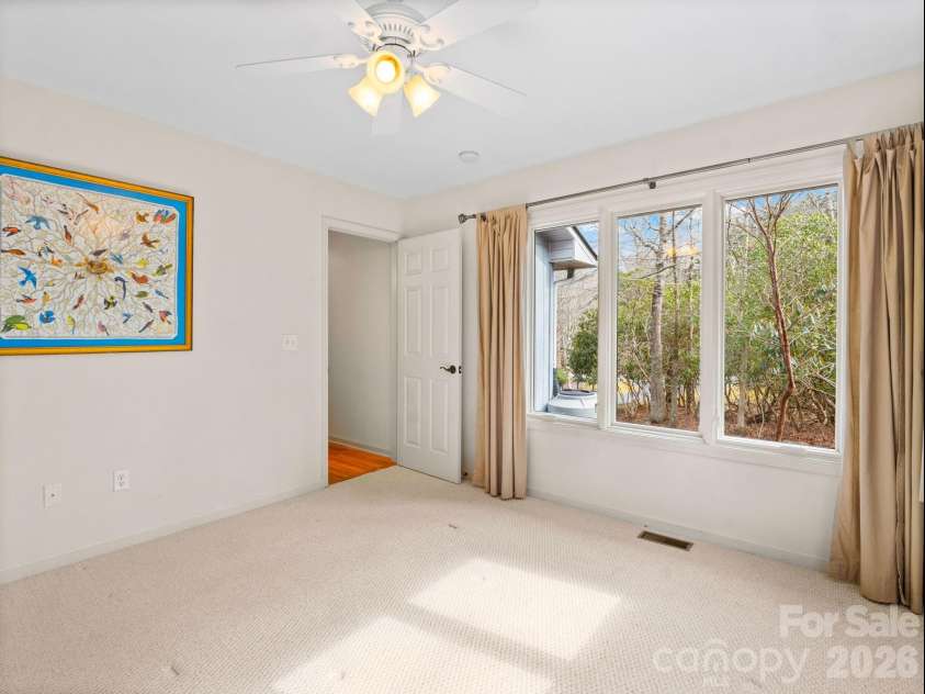 33 Ugedaliyvi Court, Brevard, NC 28712.  MLS# CAR4349656, YatesRealty ID 3911. More large windows...
