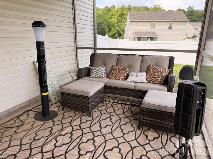 714 Lexington Drive, Albemarle, NC 28001.  MLS# CAR4402984, YatesRealty ID 39111. Sunroom