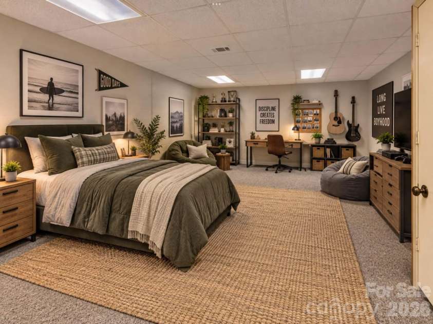 553 Morgan Branch Road, Marshall, NC 28753.  MLS# CAR4400698, YatesRealty ID 39114. Virtual Staging -Bonus Room in Basement