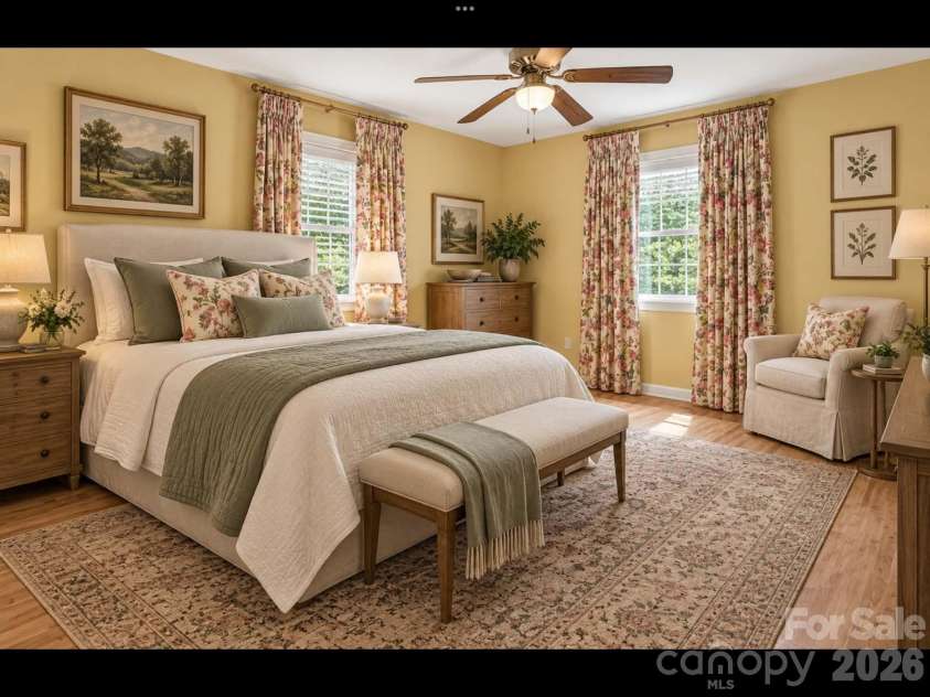 553 Morgan Branch Road, Marshall, NC 28753.  MLS# CAR4400698, YatesRealty ID 39114. Virtual Staging - Master Bedroom