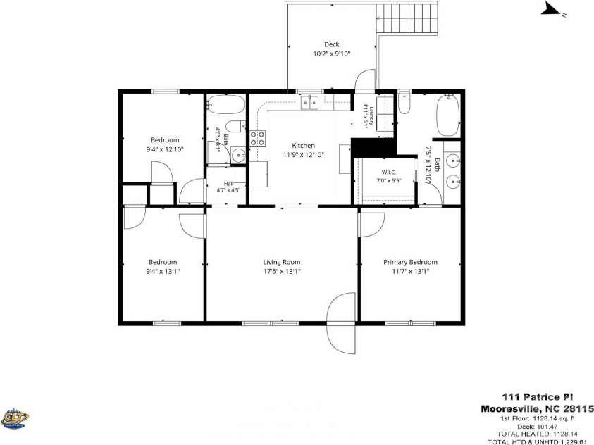 111 Patrice Place, Mooresville, NC 28115.  MLS# CAR4401314, YatesRealty ID 39120. 