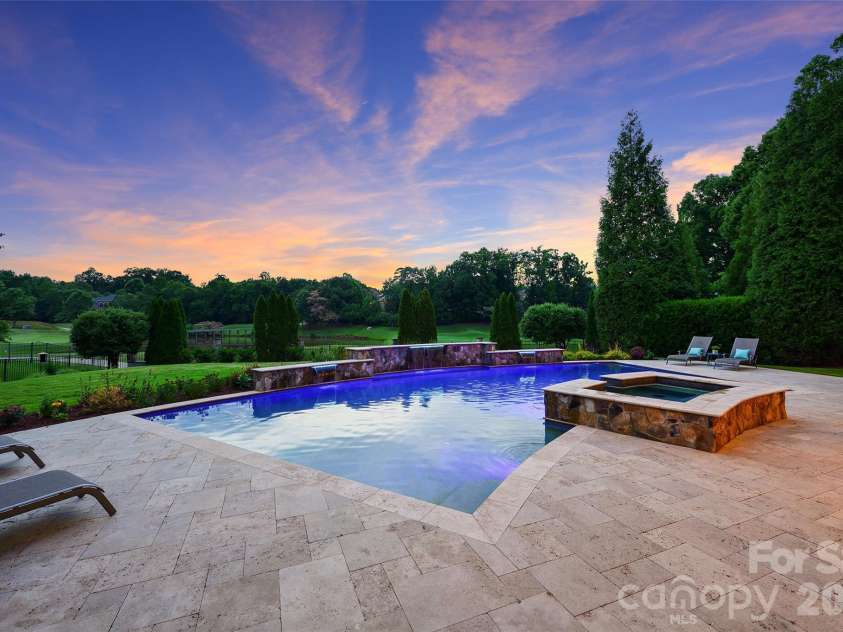 11717 Smart Lane, Charlotte, NC 28277.  MLS# CAR4403907, YatesRealty ID 39154. Imagine your evenings sitting by your pool overlooking the 13th hole
