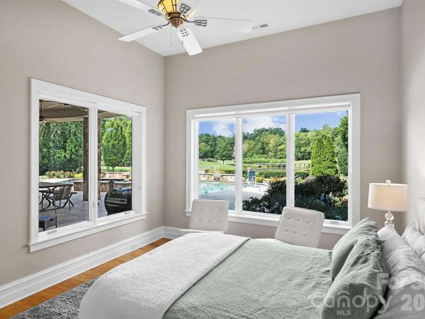 11717 Smart Lane, Charlotte, NC 28277.  MLS# CAR4403907, YatesRealty ID 39154. Large guest bedroom (#7) with ensuite full bath & more views!