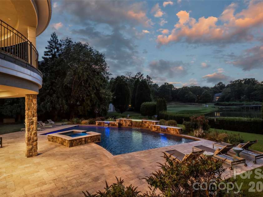 11717 Smart Lane, Charlotte, NC 28277.  MLS# CAR4403907, YatesRealty ID 39154. One of many evening sunsets!