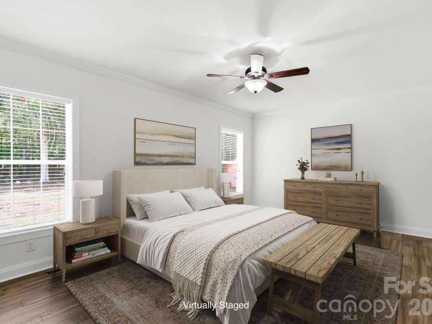 6222 Nesbit Road, Waxhaw, NC 28173.  MLS# CAR4404244, YatesRealty ID 39166. Primary Bedroom virtually staged