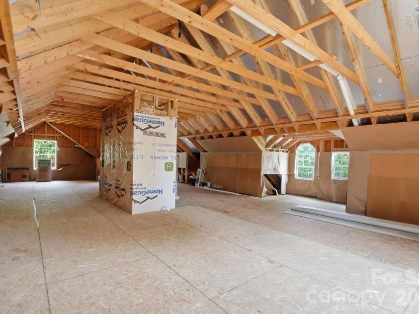 6222 Nesbit Road, Waxhaw, NC 28173.  MLS# CAR4404244, YatesRealty ID 39166. Unfinished attic