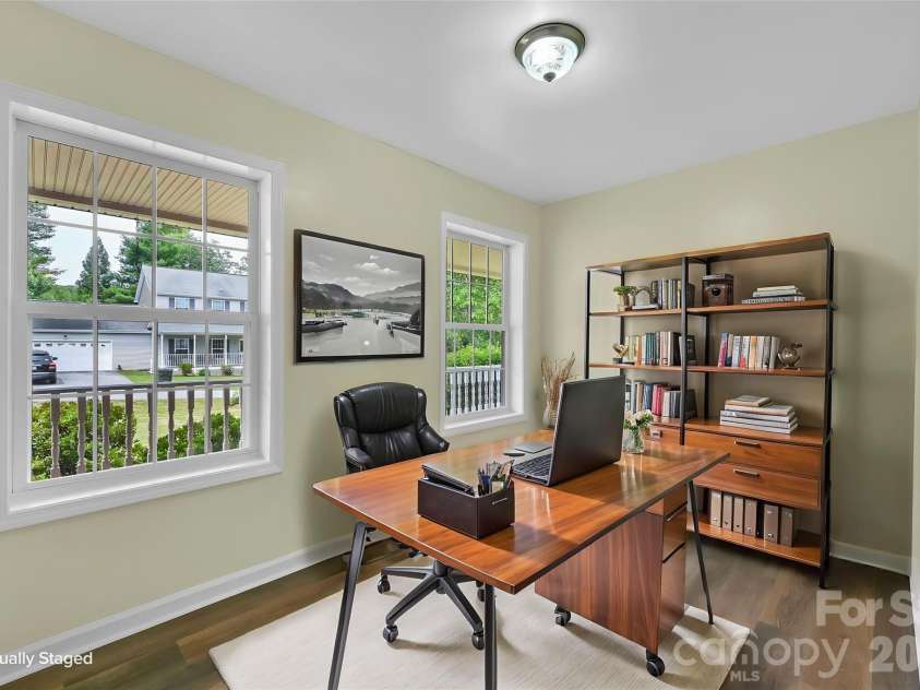 51 Jericho Ridge Road, Fletcher, NC 28732.  MLS# CAR4397516, YatesRealty ID 39177. Bonus room virtually staged