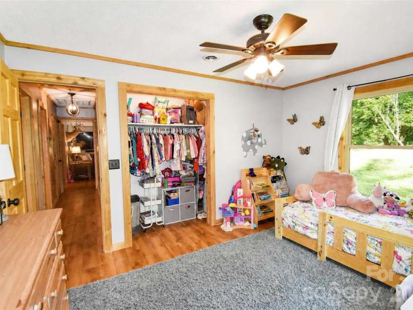 336 Hillside Road, Penrose, NC 28766.  MLS# CAR4405552, YatesRealty ID 39185. Bedroom 3