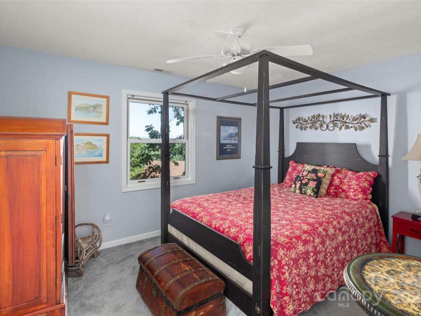 270 Ridge Drive, Saluda, NC 28773.  MLS# CAR4132159, YatesRealty ID 3919. Second bedroom 2 with long range views.