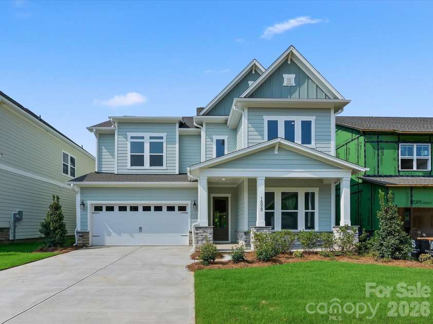 16020 Cloud Nine Court, Matthews, NC 28105.  MLS# CAR4350170, YatesRealty ID 39246. Front Elevation