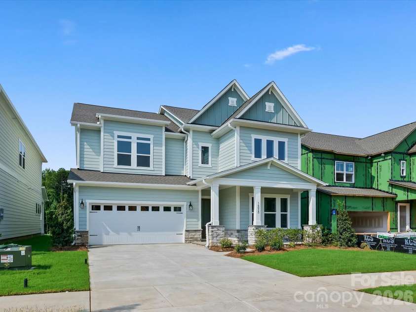 16020 Cloud Nine Court, Matthews, NC 28105.  MLS# CAR4350170, YatesRealty ID 39246. Front Elevation