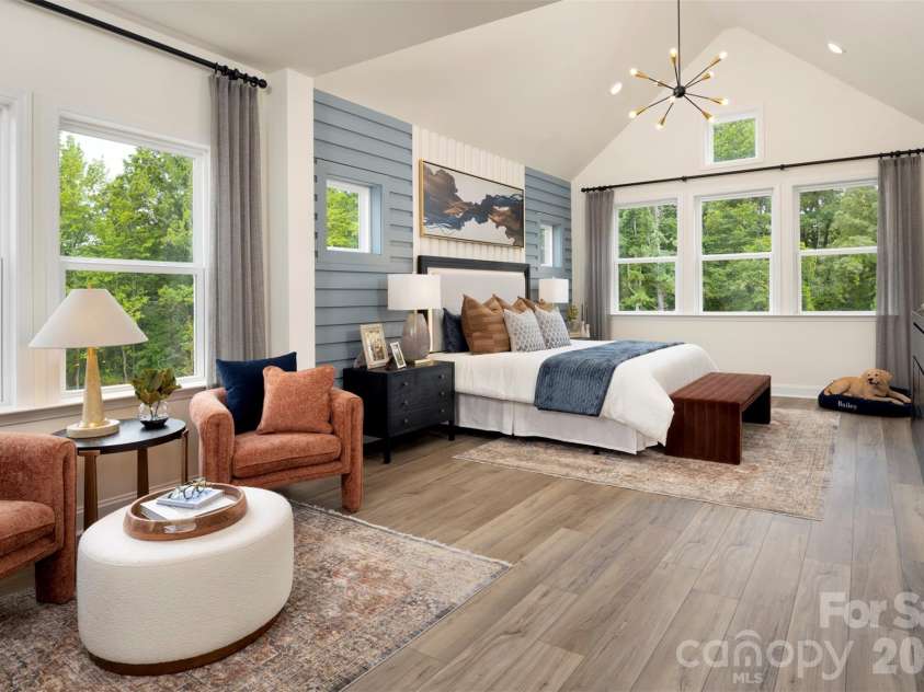 16020 Cloud Nine Court, Matthews, NC 28105.  MLS# CAR4350170, YatesRealty ID 39246. Representative primary bedroom