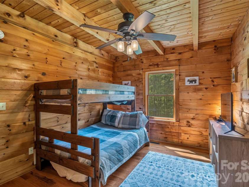 4551 Lake Adger Parkway, Mill Spring, NC 28756.  MLS# CAR4401928, YatesRealty ID 39249. Bedroom 3 view 2
