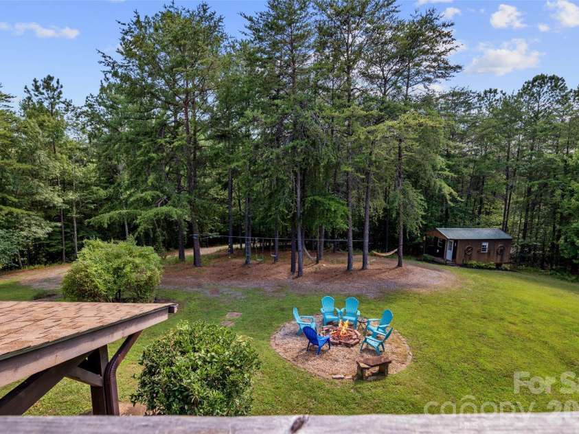 4551 Lake Adger Parkway, Mill Spring, NC 28756.  MLS# CAR4401928, YatesRealty ID 39249. View from Loft deck