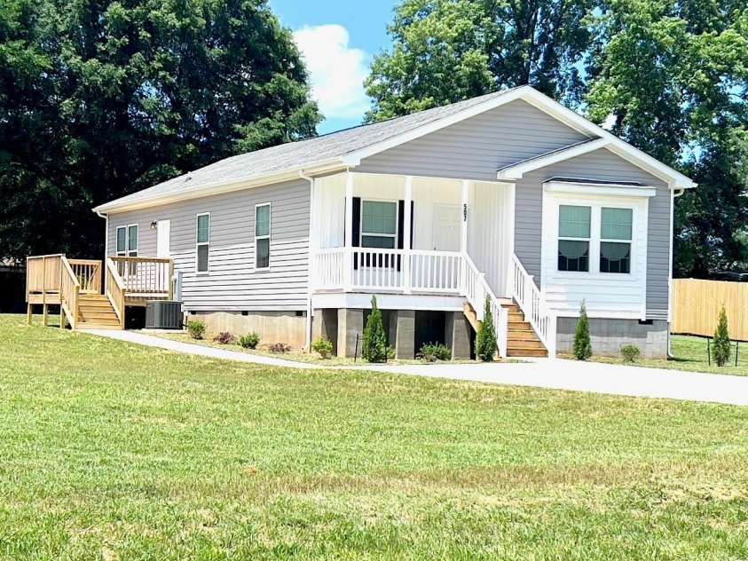 507 Lackey Farm Road, Stony Point, NC 28678.  MLS# CAR4218015, YatesRealty ID 3925. Front of Home