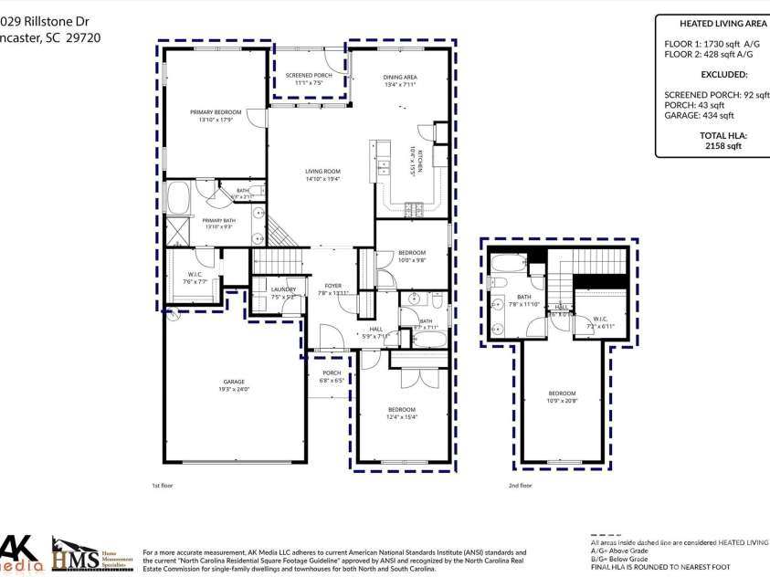 78029 Rillstone Drive, Lancaster, SC 29720.  MLS# CAR4404905, YatesRealty ID 39250. 