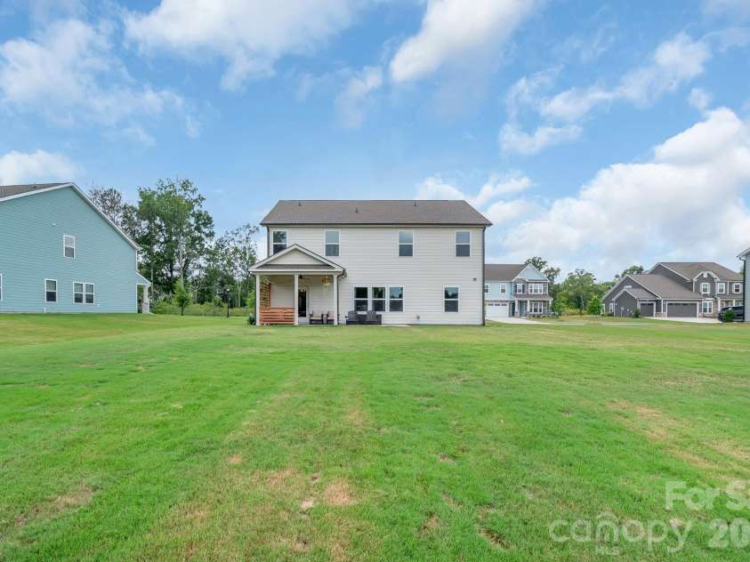 1046 Stone Marker Drive, Monroe, NC 28112.  MLS# CAR4406493, YatesRealty ID 39276. Back of house
