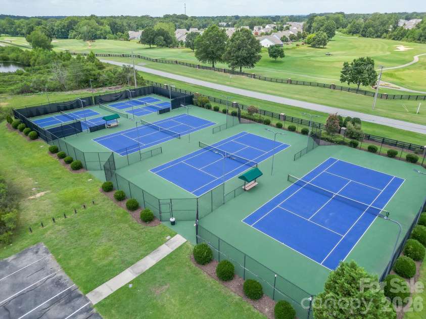 1046 Stone Marker Drive, Monroe, NC 28112.  MLS# CAR4406493, YatesRealty ID 39276. Tennis and Pickleball courts