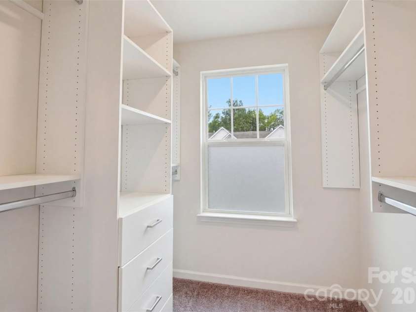 6500 Kinder Lane, Lancaster, SC 29720.  MLS# CAR4393642, YatesRealty ID 39282. First Custom closet system off primary bathroom