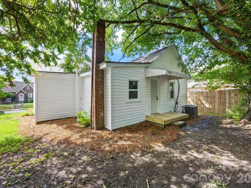 804 Jackson Street, Salisbury, NC 28144.  MLS# CAR4405769, YatesRealty ID 39286. New rear deck overlooking a spacious backyard with mature shade trees.