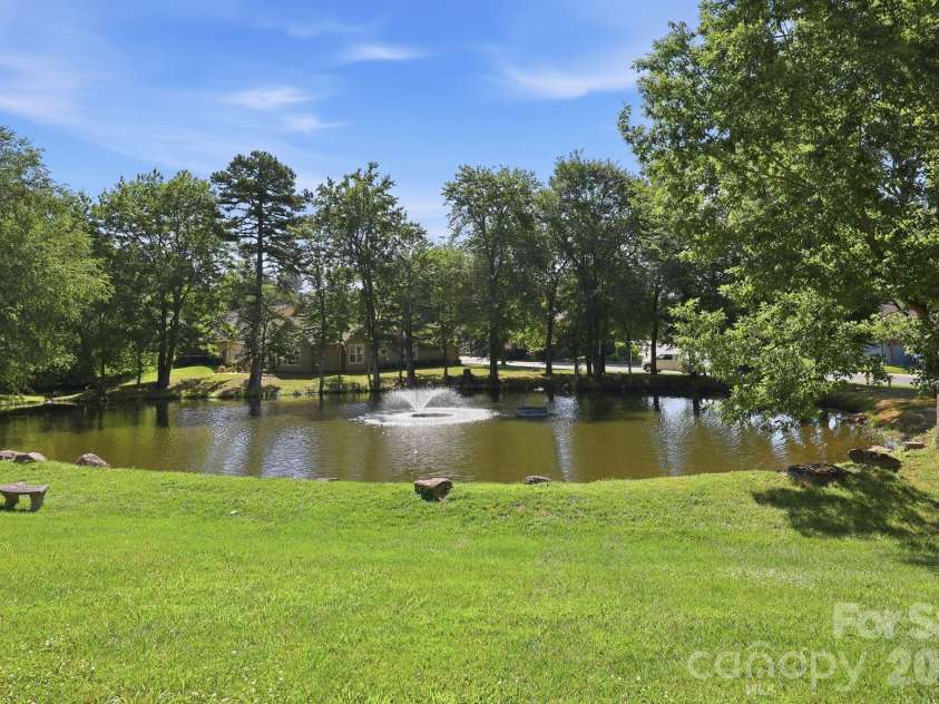 2705 Deermouse Way, Hendersonville, NC 28792.  MLS# CAR4404914, YatesRealty ID 39289. Pond