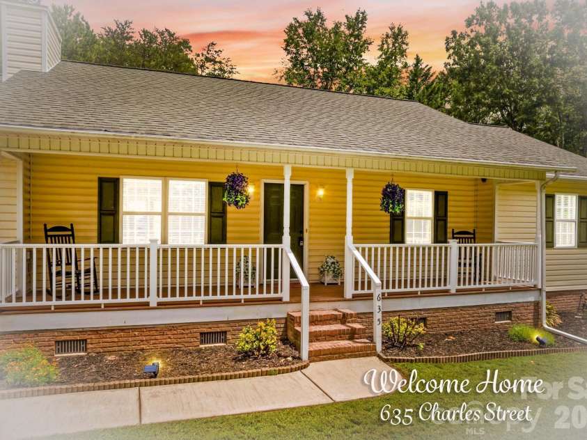 635 Charles Street, Rockwell, NC 28138.  MLS# CAR4405331, YatesRealty ID 39296. 