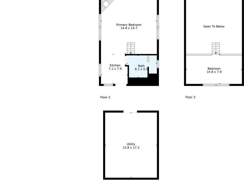 5 Chaucer Road, Black Mountain, NC 28711.  MLS# CAR4182030, YatesRealty ID 393. Blue Jay's Perch floorplan