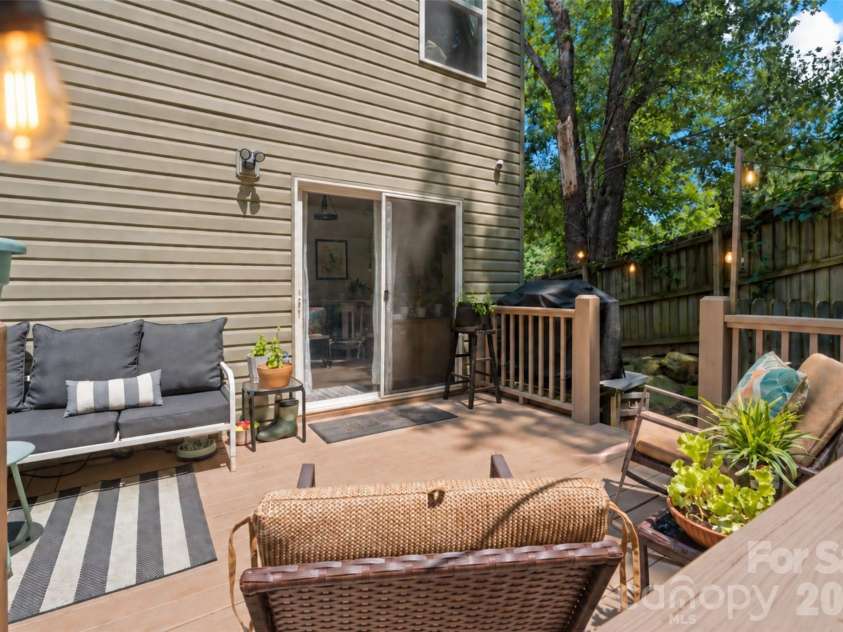 18 Old West Chapel Road, Asheville, NC 28803.  MLS# CAR4404864, YatesRealty ID 39301. Back Deck