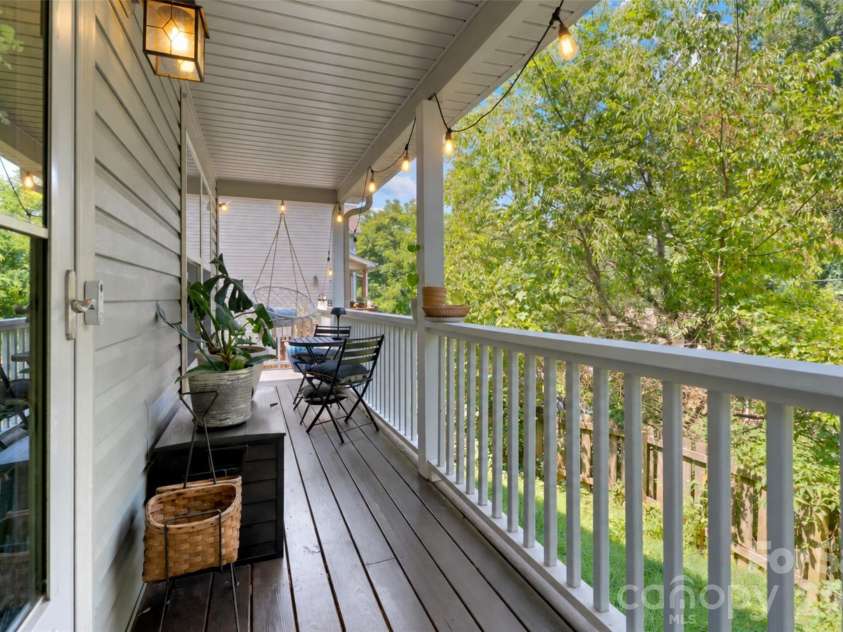 18 Old West Chapel Road, Asheville, NC 28803.  MLS# CAR4404864, YatesRealty ID 39301. Front Covered Deck
