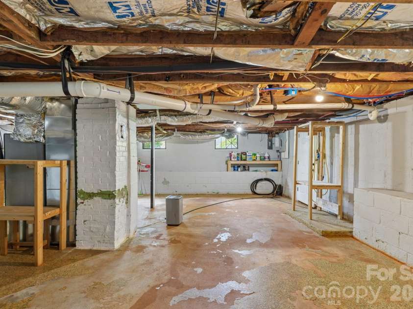 1135 13th Avenue Avenue, Hickory, NC 28601.  MLS# CAR4403535, YatesRealty ID 39314. Basement