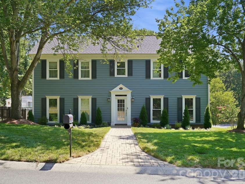 9200 Deer Spring Lane, Charlotte, NC 28210.  MLS# CAR4402944, YatesRealty ID 39328. Front Exterior