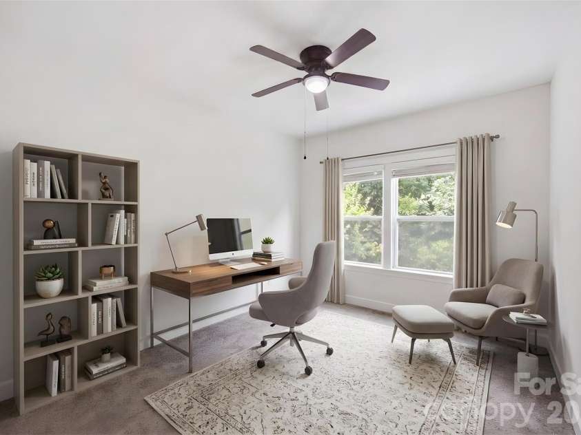 423 Fischer Road, Fort Mill, SC 29715.  MLS# CAR4398304, YatesRealty ID 39339. Home office (Main Level Bedroom)