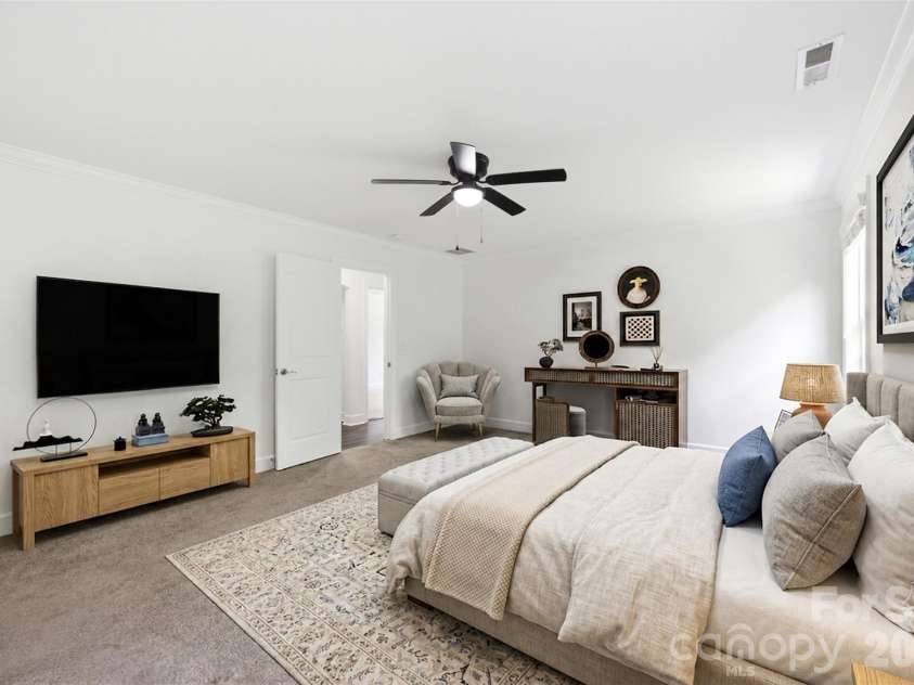 423 Fischer Road, Fort Mill, SC 29715.  MLS# CAR4398304, YatesRealty ID 39339. Primary bedroom