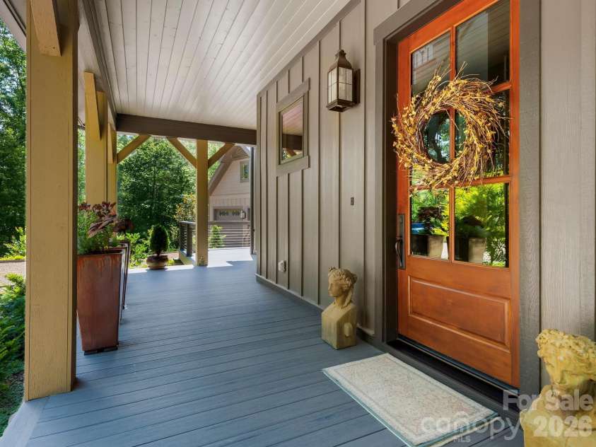 174 Dancing Wind Lane, Marshall, NC 28753.  MLS# CAR4402118, YatesRealty ID 39355. All porches and decks have composite decking.