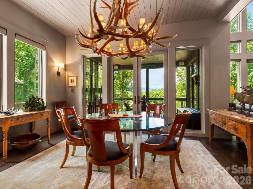 174 Dancing Wind Lane, Marshall, NC 28753.  MLS# CAR4402118, YatesRealty ID 39355. Dining area.