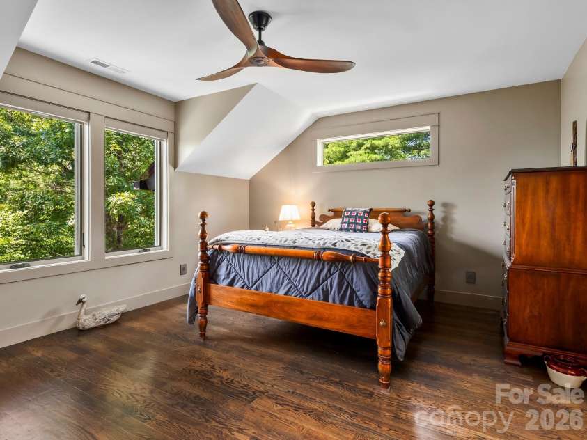 174 Dancing Wind Lane, Marshall, NC 28753.  MLS# CAR4402118, YatesRealty ID 39355. Upper level primary bedroom 2.
