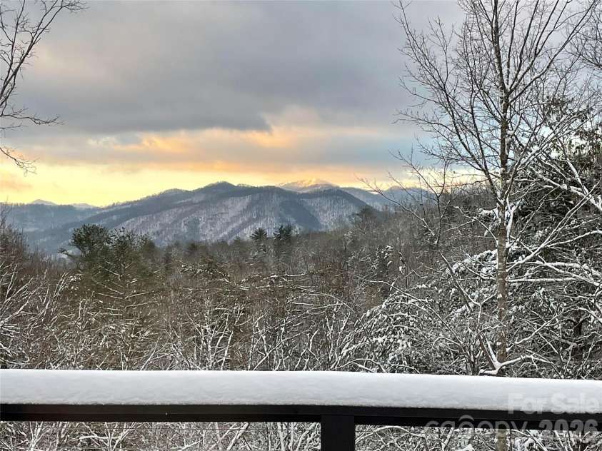174 Dancing Wind Lane, Marshall, NC 28753.  MLS# CAR4402118, YatesRealty ID 39355. What a winter view!!