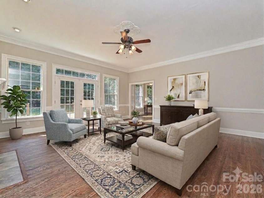2354 Perry Road, Denver, NC 28037.  MLS# CAR4405892, YatesRealty ID 39365. Virtually staged living room