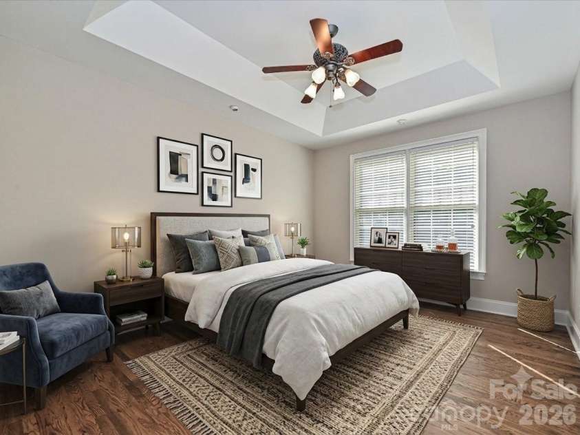 2354 Perry Road, Denver, NC 28037.  MLS# CAR4405892, YatesRealty ID 39365. Virtually staged primary bedroom