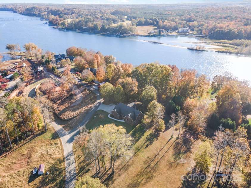 182 Canal Drive, Statesville, NC 28677.  MLS# CAR4318839, YatesRealty ID 3939. Long range view with lake