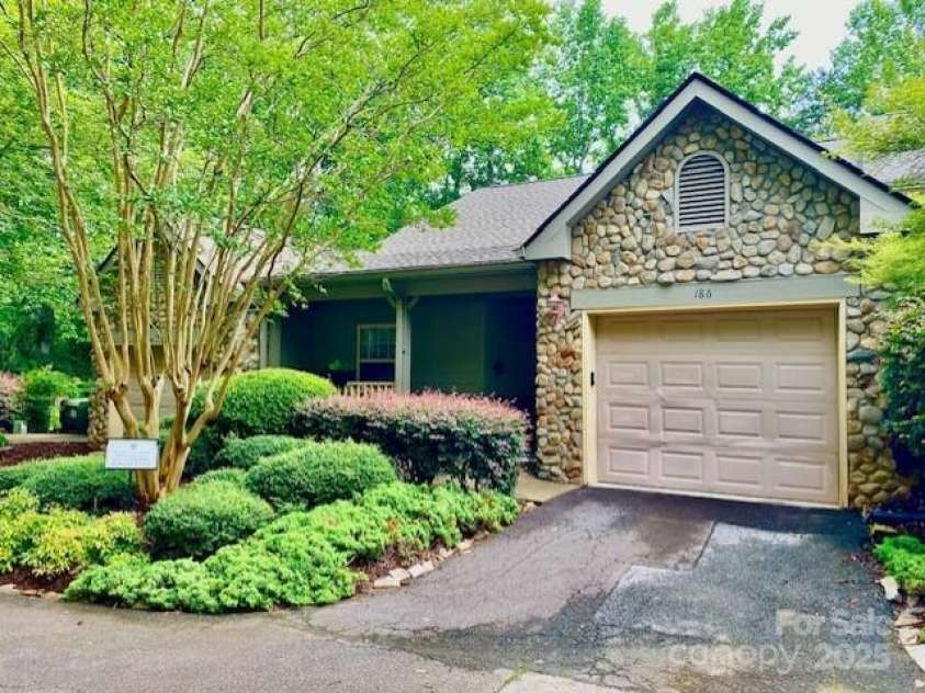 186 Stonecrest Court, Lake Lure, NC 28746.  MLS# CAR4270856, YatesRealty ID 3942. Beautiful landscaping all maintained by HOA