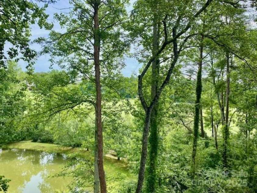 186 Stonecrest Court, Lake Lure, NC 28746.  MLS# CAR4270856, YatesRealty ID 3942. Golf course and pond with lots of wildlife
